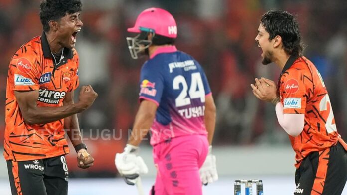 Rajasthan Royals players celebrating IPL 2026 playoff qualification after win against Mumbai Indians