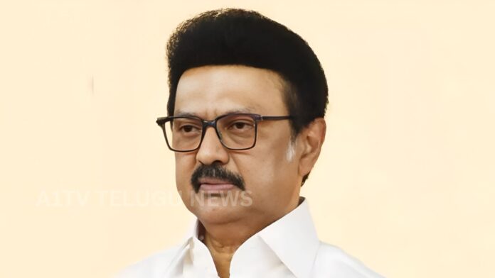 MK Stalin addressing political supporters after election results and DMK defeat announcement
