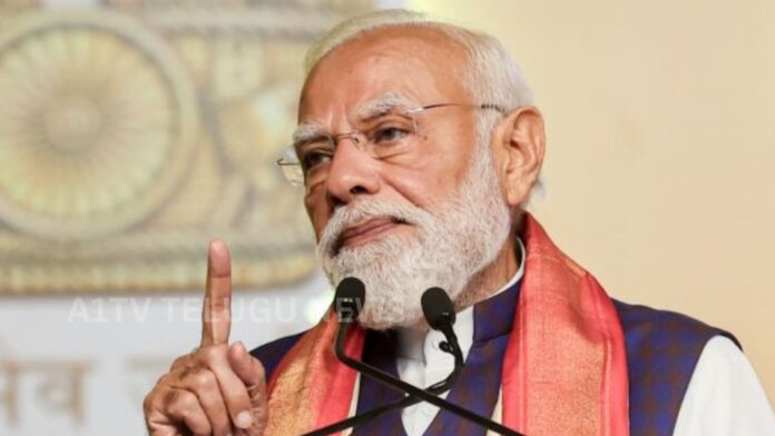PM Modi addresses a public meeting