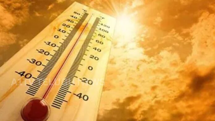 Severe heatwave conditions across Telangana and Andhra Pradesh with red alert districts and rising temperatures