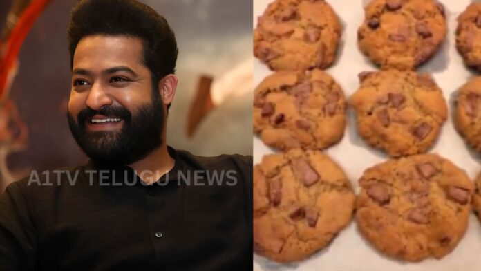 jr ntr baking cookies and interacting with fans on social media with meme replies