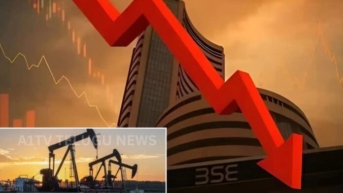 sensex and nifty fall sharply amid iran israel tensions and rising crude oil prices