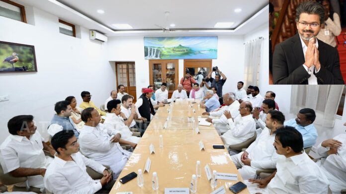 india alliance meeting in delhi and discussion over tvk participation