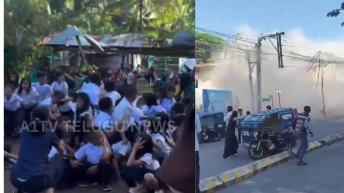 7.8 magnitude earthquake hits southern philippines causing tsunami warning and coastal damage