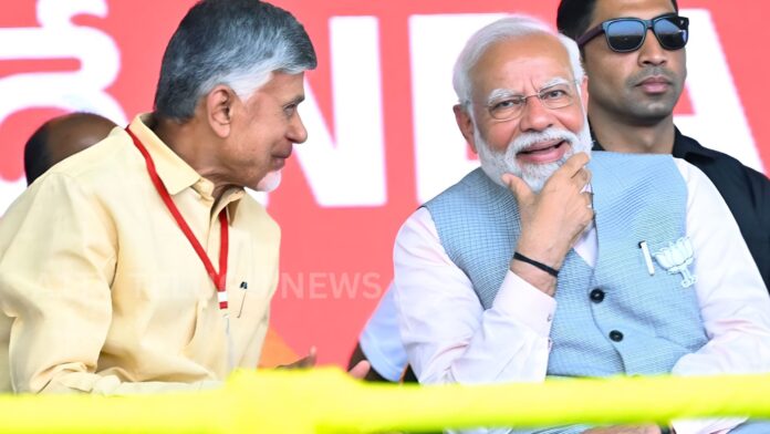 andhra pradesh chief minister chandrababu naidu on narendra modi leadership and india growth