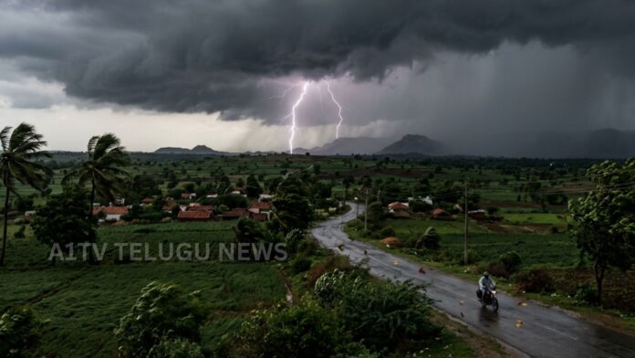 telangana heavy rain alert imd weather forecast thunderstorms lightning strong winds