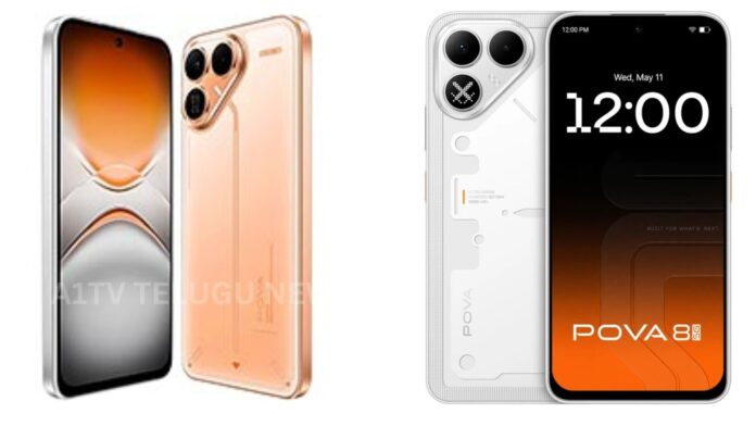 tecno pova 8 smartphone launched in india with 8000mah battery and 144hz display