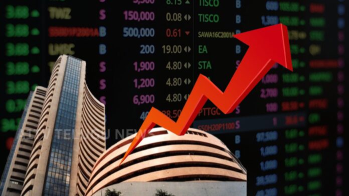 stock market rally in india sensex and nifty surge with strong gains