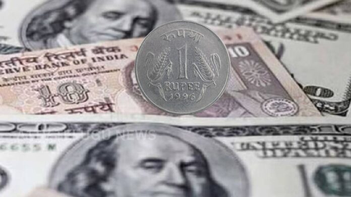 indian rupee gains against us dollar amid falling crude oil prices