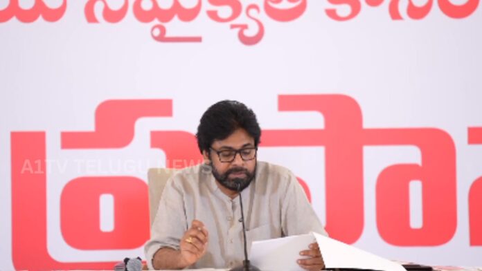 pawan kalyan addressing jana sena national integrity meeting in delhi