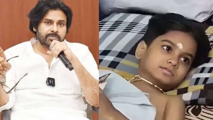 pawan kalyan visits seriously ill fan niranjan in hanamkonda
