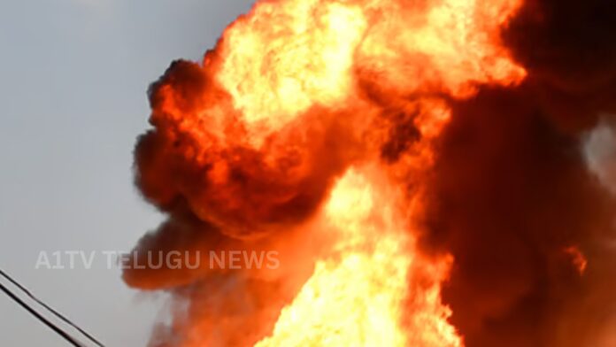 massive fire accident at electric vehicle warehouse in musapet hyderabad
