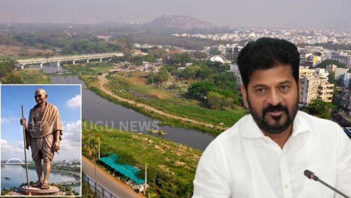 musiriverfront gandhi sarovar project approved in hyderabad bapu ghat development
