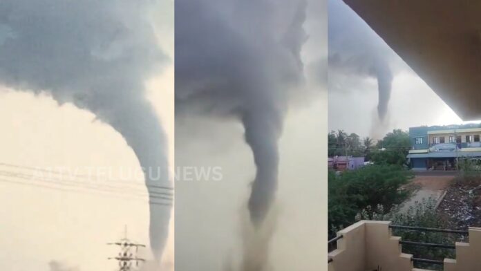 severe storm damage in thoothukudi tamil nadu houses and trees destroyed by strong winds