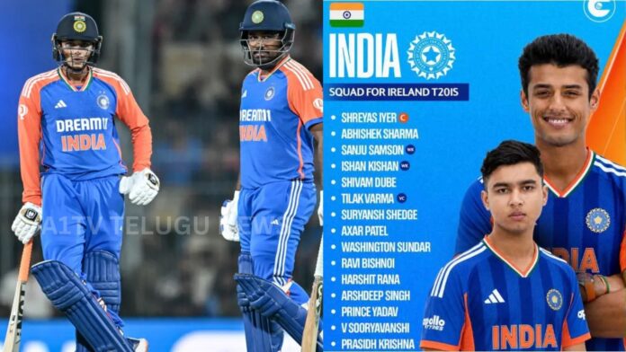 india t20 squad updated for ireland series after injury replacements