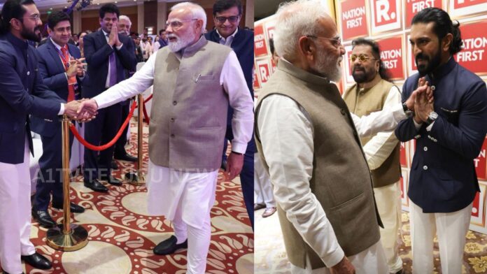 chiranjeevi happy after pm modi praises ram charan at republic summit