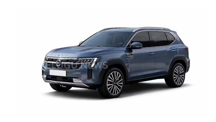 nissan tecton midsize suv spotted testing ahead of india launch