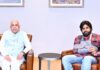 AP Governor Justice Abdul Nazeer meeting Deputy CM Pawan Kalyan at his Hyderabad residence