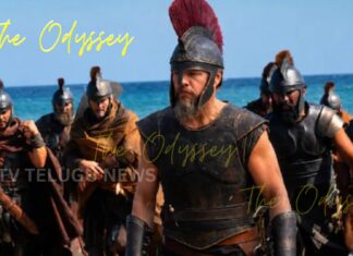 Matt Damon as Odysseus in Christopher Nolan's epic film The Odyssey
