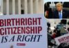 donald trump birthright citizenship executive order us supreme court ruling