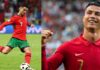 cristiano ronaldo celebrates historic world cup knockout goal for portugal