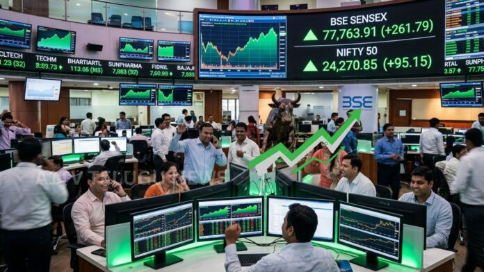 sensex and nifty close higher as indian stock market ends week in gains