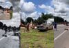 pickup truck crashes into buddhist monks during pilgrimage in thailand