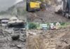 cloudburst in jammu kashmir causes landslide and road blockage in kishtwar hydro project area
