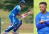 anvay dravid scores 87 against sri lanka under 19 in youth odi