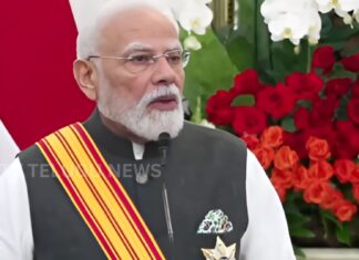 prime minister narendra modi addresses indonesian parliament in jakarta