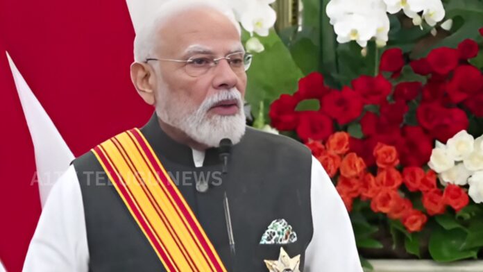 prime minister narendra modi addresses indonesian parliament in jakarta