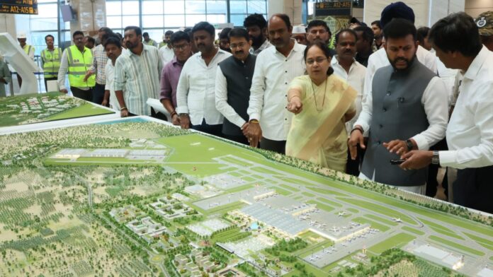 bhogapuram international airport nearing inauguration in andhra pradesh