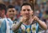 lionel messi celebrates after argentina comeback win against egypt in fifa world cup