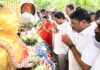 ys jagan pays tribute to ys rajasekhara reddy on 77th birth anniversary