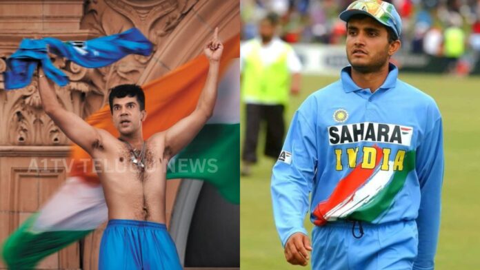 rajkummar rao as sourav ganguly in dada biopic first look poster