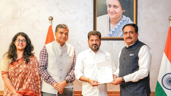 revanth reddy meets godrej agrovet officials over khammam oil palm project