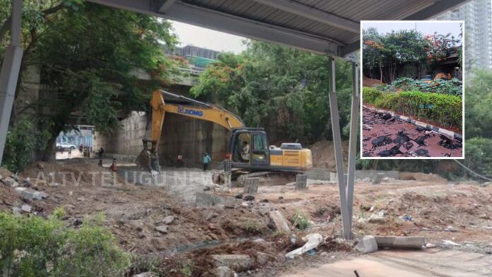 hyderabad solar roof cycling track section removed near my home avatar junction