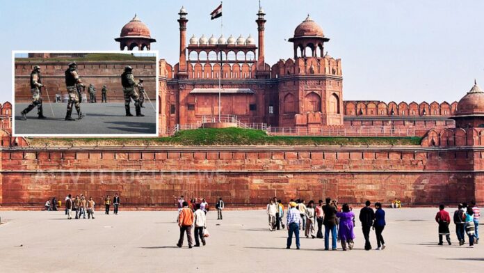 red fort bomb threat prompts security search in delhi