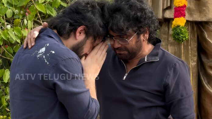 akhil akkineni gets emotional with nagarjuna during lenin success celebrations