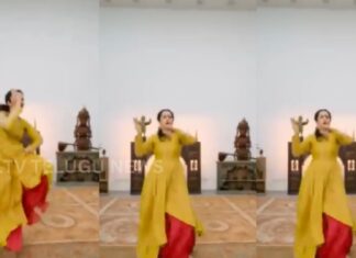 nandamuri tejaswini dance video goes viral on social media