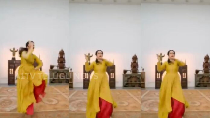nandamuri tejaswini dance video goes viral on social media
