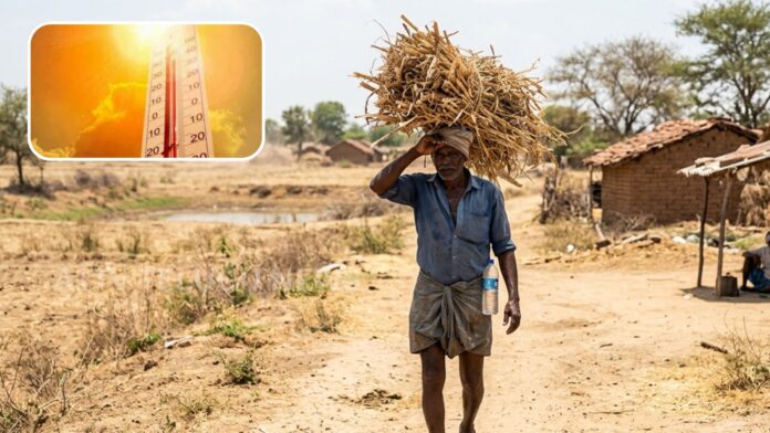 telangana records high temperatures as heatwave conditions continue across the state