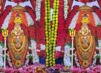 Sircilla | భక్తి, చేనేత కళ కలయిక.. అగ్గిపెట్టెలో పట్టే పట్టుచీర, భ్రమరాంబిక అమ్మవారికి సమర్పించిన భక్తుడు sircilla handloom artisan presents matchbox silk saree to bhramaramba temple