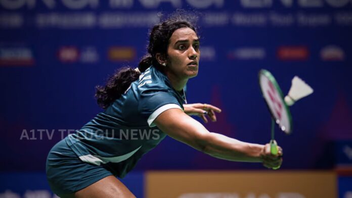 PV Sindhu playing against Chen Yufei in China Open badminton tournament