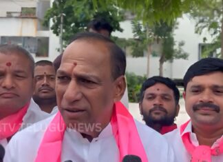 BRS MLA Malla Reddy speaking to media during KTR birthday celebrations