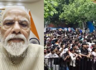 Prime Minister Narendra Modi addressing the nation on exam paper leak reforms
