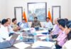Telangana CM Revanth Reddy reviewing Indiramma housing project in Hyderabad