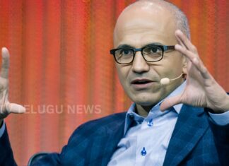 Microsoft CEO Satya Nadella speaking about artificial intelligence and future jobs