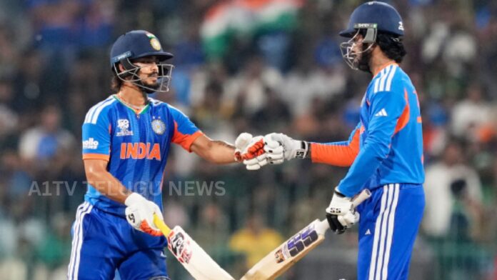 Ishan Kishan and Tilak Varma batting against Zimbabwe in the second T20I