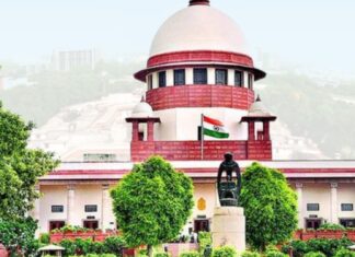 Supreme Court of India building during a hearing on SC status after religious conversion